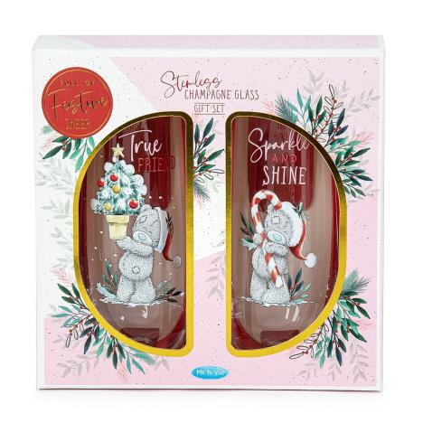 Friend Stemless Champagne Glass Me to You Bear Gift Set £9.99